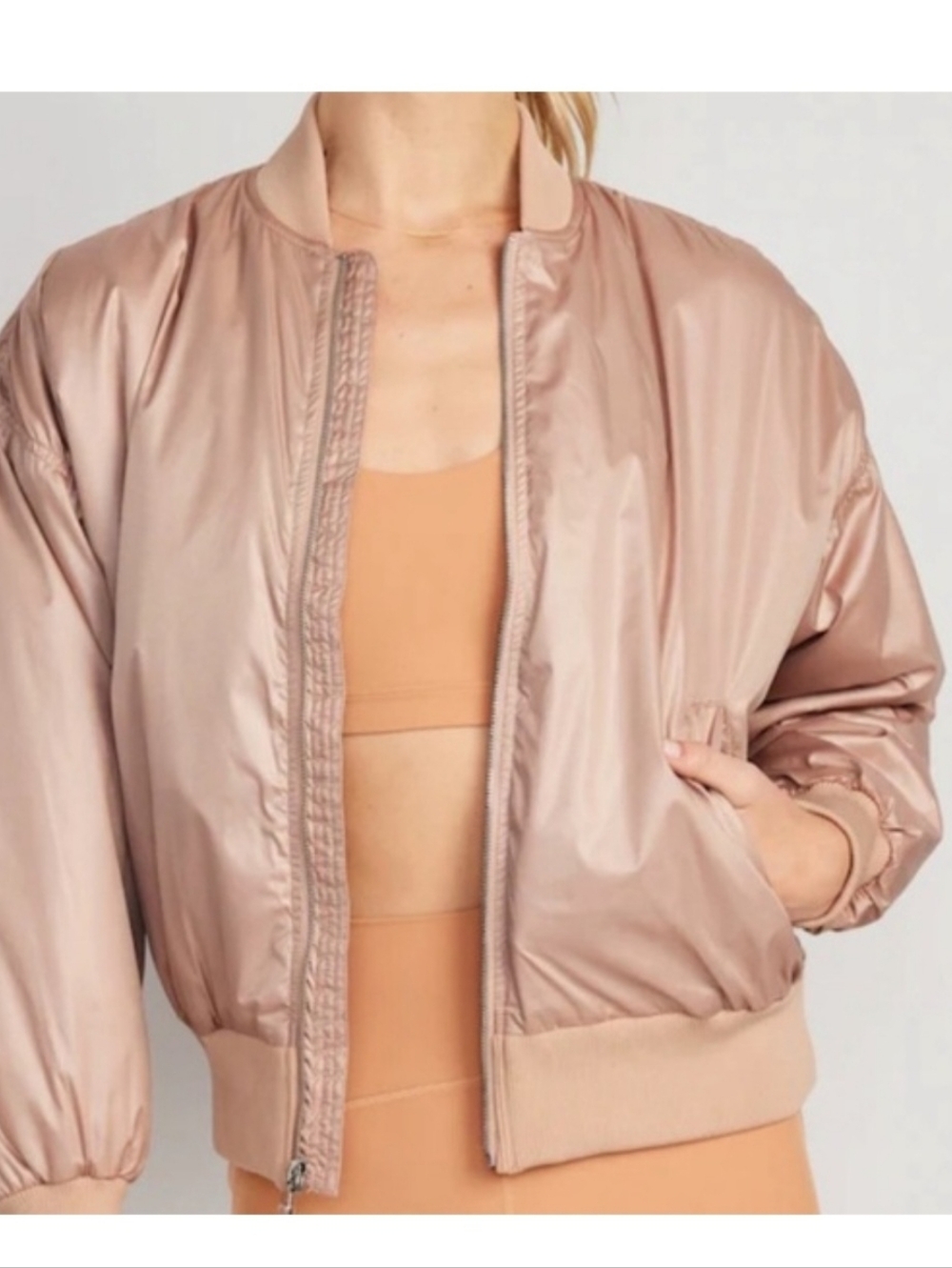 Women's Old Navy Bomber Jacket-Large- NWT - Picture 5 of 6